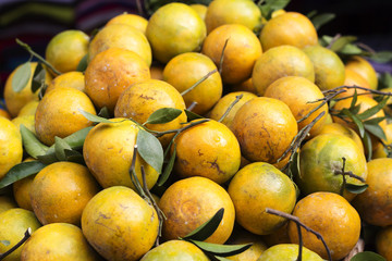 Orange set the market for trade.