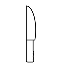 knife cutlery tool isolated icon vector illustration design