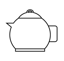 kitchen teapot isolated icon vector illustration design