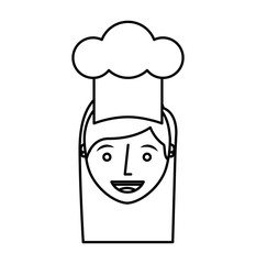 chef avatar character icon vector illustration design