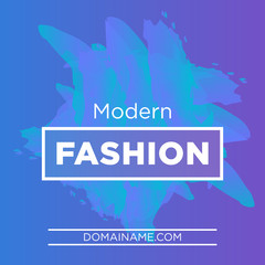 Bright colorful poster