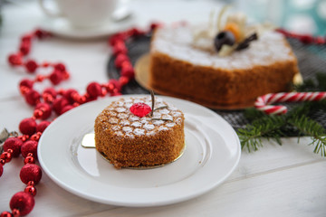 Variation of Christmas stollen with cookies