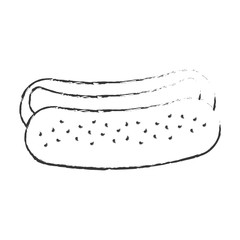 hot dog fast food related icon image vector illustration design 