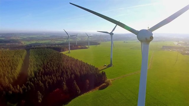 Windrad, Windkraft Turbine Energieerzeugung