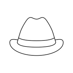 Classic vintage hat icon vector illustration graphic design
