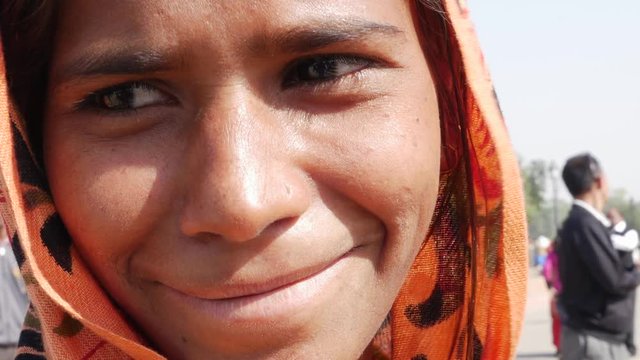 Close-up of a Indian Woman, New Delhi