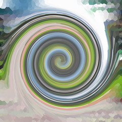 Swirls of digital paint suitable as background for projects