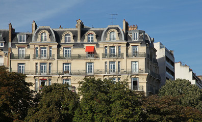 Fototapeta premium Immeuble parisien