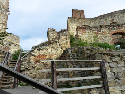 Ruins of Boskovice castle, south Moravia, Czech Republic.
