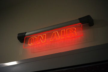 On air light sign