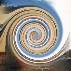 Swirls of digital paint suitable as background for projects