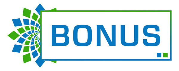 Bonus Green Blue Circular Horizontal 