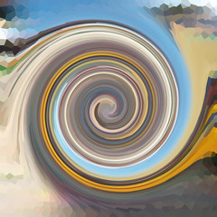 Swirls of digital paint suitable as background for projects