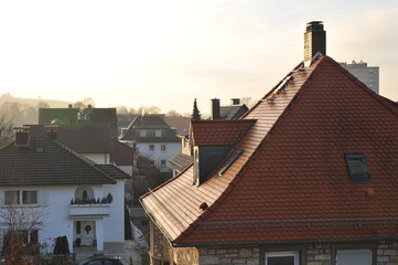 Ziegeldach mit Dachgaube