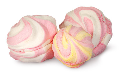 Several pieces colorful marshmallow