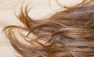 Natural beautiful hair as a texture background composition. Soft