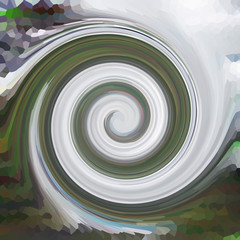 Swirls of digital paint suitable as background for projects on a