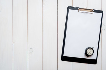 concept refereeing sport on wooden background top view mock up