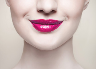 lips, close-up portrait