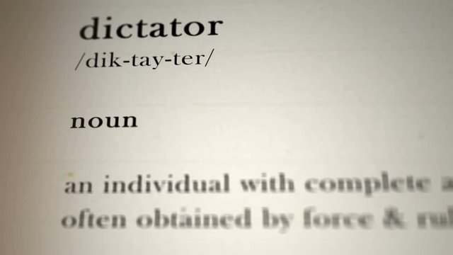 Dictator Definition