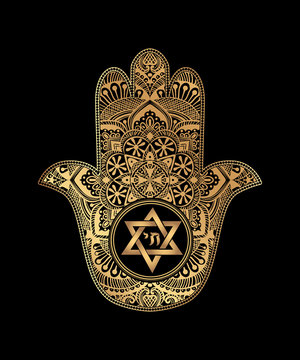 Naklejki Hamsa Hand of Fatima