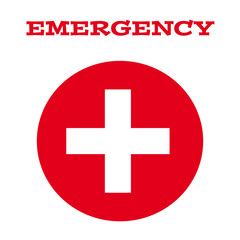 Hospital symbol on white background