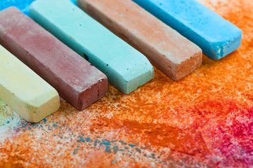 colorful crayons