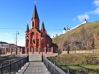 Тобольский Кремль и Римско-католический костел...