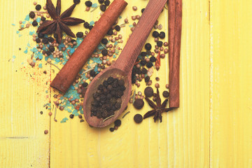 aromatic colorful spices
