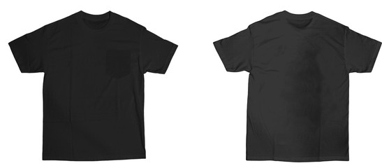 Blank Pocket Tee (Black)