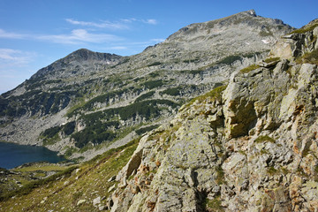 Landscape with Kamenitsa peak and Mitrovo lake, Pirin Mountain, Bulgaria