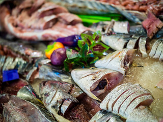 Seafood offered as BBQ on Koh Lipe