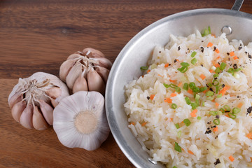 Fried rice with butter