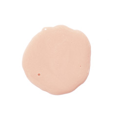 Nude color abstract shape nail varnish