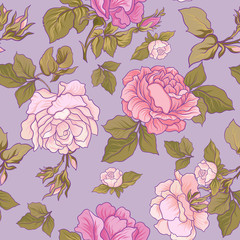 Rose Seamless pattern