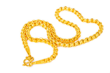 Gold necklace