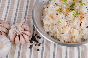 Fried rice with butter