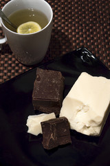 tea with chocolate