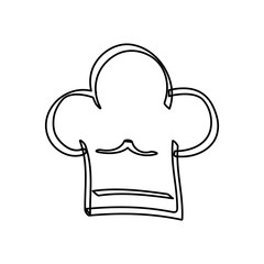 Chef hat symbol icon vector illustration graphic design