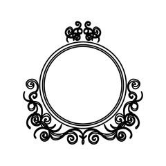 Vintage decorative emblem icon vector illustration graphic design