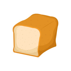 Delicious and fresh bread icon vector illustration graphic design