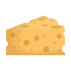 Cheese dairy food icon vector illustration graphic design