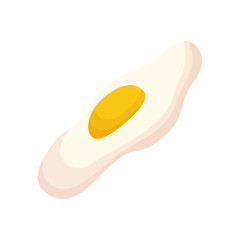 sunny egg breakfast icon vector illustration graphic design
