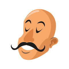 Man icon. Male avatar person people and human theme. Isolated design. Vector illustration