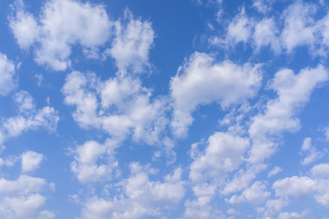 blue sky with clouds background