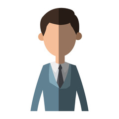 Man icon. Male avatar person people and human theme. Isolated design. Vector illustration