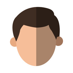 Man icon. Male avatar person people and human theme. Isolated design. Vector illustration