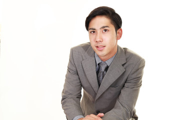 笑顔のビジネスマン
