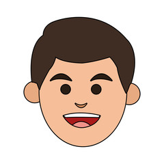 Fototapeta premium Man icon. Male avatar person people and human theme. Isolated design. Vector illustration