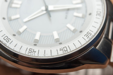 Detail of watch machinery.